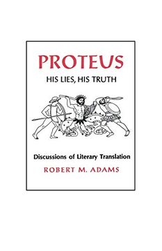 portada Proteus: His Lies, his Truth (in English)