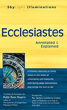 portada Ecclesiastes: Annotated & Explained (Skylight Illuminations) (in English)