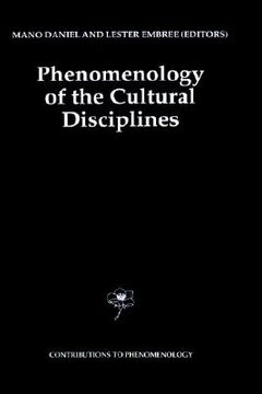 portada phenomenology of the cultural disciplines (en Inglés)