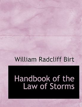 portada handbook of the law of storms (large print edition)