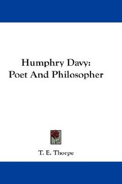 portada humphry davy: poet and philosopher (en Inglés)