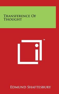 portada Transference of Thought (en Inglés)