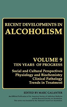 portada Recent Developments in Alcoholism: Volume 9: Children of Alcoholics (en Inglés)