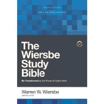 portada Nkjv, Wiersbe Study Bible, Hardcover, Comfort Print: Be Transformed by the Power of God's Word (en Inglés)
