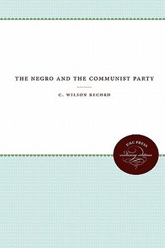 portada the negro and the communist party (en Inglés)