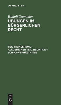 portada Einleitung. Allgemeiner Teil. Recht der Schuldverhã Â¤Ltnisse (German Edition) [Hardcover ] (en Alemán)