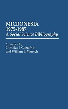 portada Micronesia 1975-1987: A Social Science Bibliography (in English)