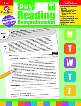 portada Daily Reading Comprehension, Grade 7 (in English)