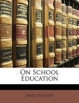 portada on school education (en Inglés)