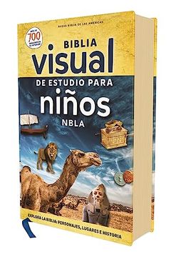 portada Nbla, Biblia Visual de Estudio Para Niños, Tapa Dura: Explora la Biblia: Personajes, Lugares e Historia (in Spanish)
