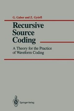 portada recursive source coding: a theory for the practice of waveform coding (en Inglés)
