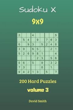 portada Sudoku X - 200 Hard Puzzles Vol.3 (in English)