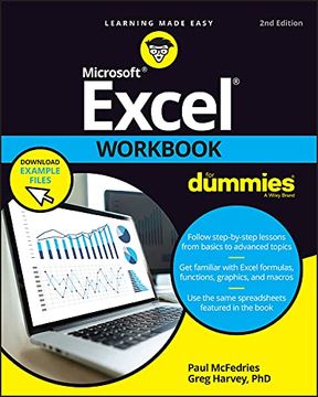 portada Excel Workbook for Dummies, 2nd Edition (en Inglés)