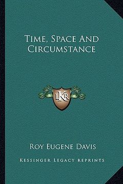 portada time, space and circumstance (en Inglés)