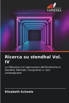 portada Ricerca su stendhal Vol. IV (en Italiano)