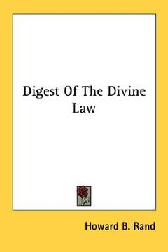 portada digest of the divine law (en Inglés)