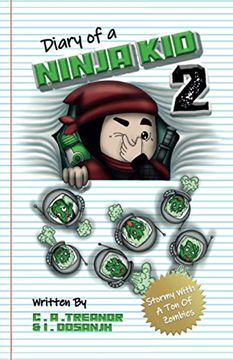 portada Diary of a Ninja kid Book 2: 'Stormy With a ton of Zombies (en Inglés)