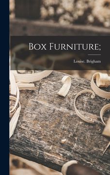 portada Box Furniture; (en Inglés)