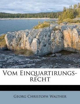 portada Vom Einquartirungs-recht (en Alemán)