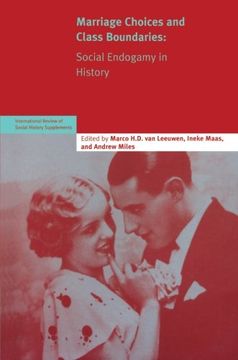 portada Marriage Choices and Class Boundaries: Social Endogamy in History: Volume 13 (International Review of Social History Supplements) (in English)