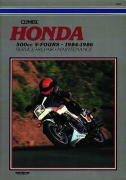 portada honda 500cc v-fours, 1984-1986: service, repair, maintenance