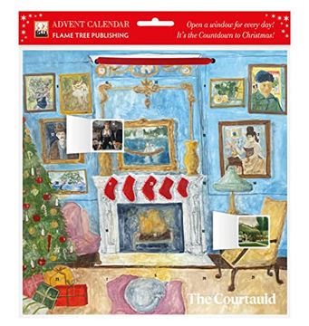 portada The Courtauld: Decorated for Christmas Advent Calendar (With Stickers) (en Inglés)