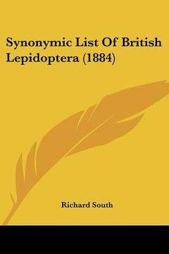 portada synonymic list of british lepidoptera (1884)