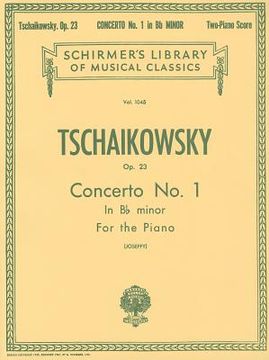 portada tschaikowsky: concerto no. 1 in b-flat minor for the piano, op. 23
