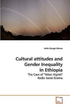 portada cultural attitudes and gender inequality in ethiopia (en Inglés)