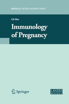 portada Immunology of Pregnancy (in English)