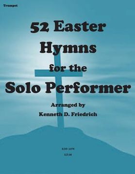 portada 52 Easter Hymns for the Solo Performer-trumpet version (en Inglés)