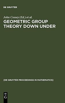 portada Geometric Group Theory Down Under (in English)