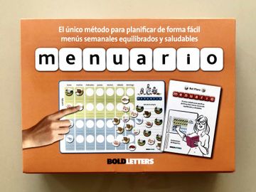 portada Menuario: El Único Método Para Planificar de Forma Fácil Menús Semanales Equilibrados y Saludables.