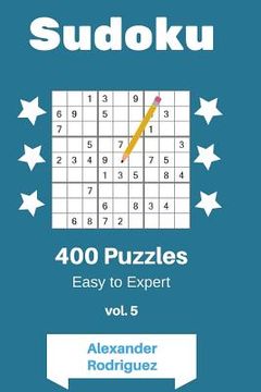 portada Sudoku Puzzles - Easy to Expert 400 vol. 5 (en Inglés)