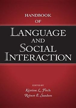 portada handbook of language and social interaction
