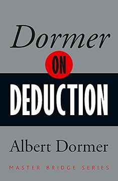 portada Dormer on Deduction (Master Bridge Series) (en Inglés)