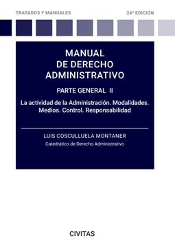 portada Manual de Derecho Administrativo ii (in Spanish)
