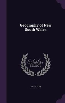 portada Geography of New South Wales (en Inglés)