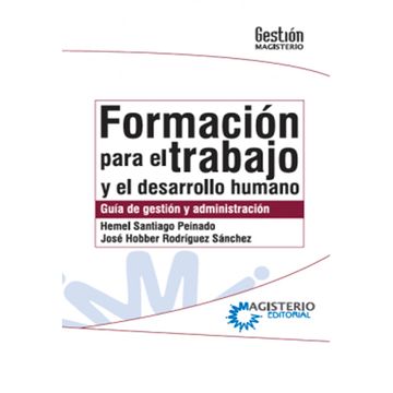 portada FORMACIÓN PARA EL TRABAJO Y EL DESARROLLO HUMANO