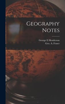 portada Geography Notes [microform] (in English)