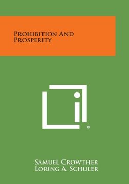 portada Prohibition and Prosperity