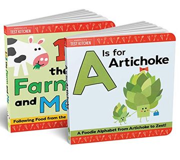 portada 2-Book set of a is for Artichoke and 123 the Farm and me (in English)