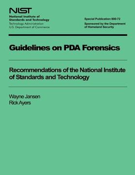 portada Guidelines on PDA Forensics: Recommendations of the National Institute of Standards and Technology (in English)