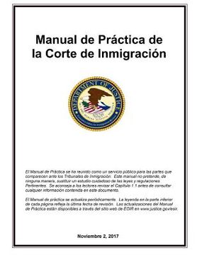 portada Manual de Practica de la Corte de Inmigracion: Noviembre 2017