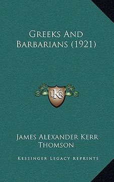 portada greeks and barbarians (1921)