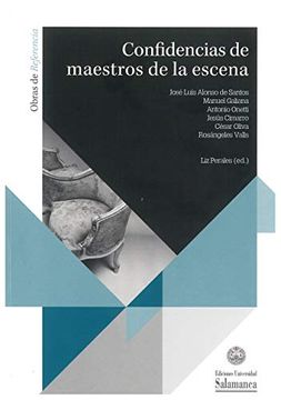 portada Confidencias de Maestros de la Escena (Obras de Referencia, 40) (en Portugués)