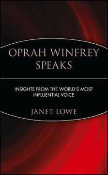portada oprah winfrey speaks: insights from the world's most influential voice (en Inglés)