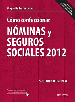 portada cómo confeccionar nóminas y seguros sociales 2012