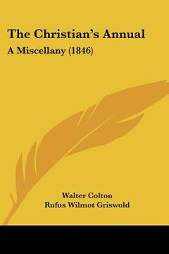 portada the christian's annual: a miscellany (1846) (en Inglés)