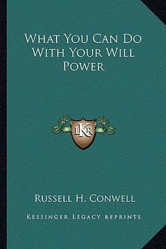 portada what you can do with your will power (in English)